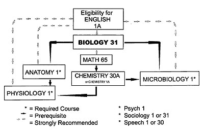 Course Sequence for Nursing Prerequisite Science Courses